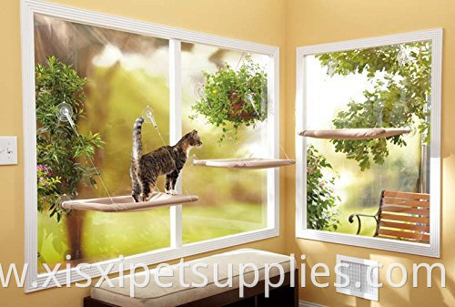 Pet wall window mounted cat bed,cat window perch,cat window hammock